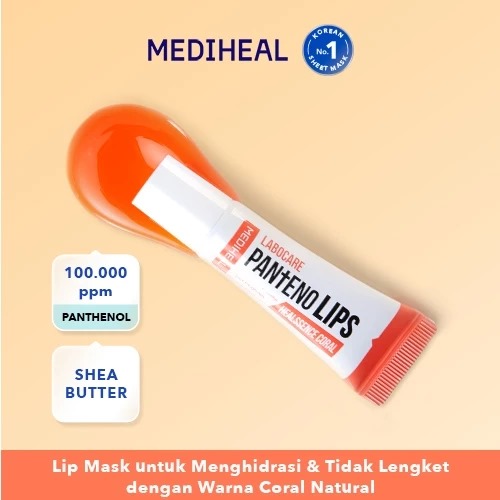 Mediheal Pantenolips Healssence (Lip Essence) 10ml - Coral Mediheal Pantenolips Healssence (Lip Essence) 10ml - Coral