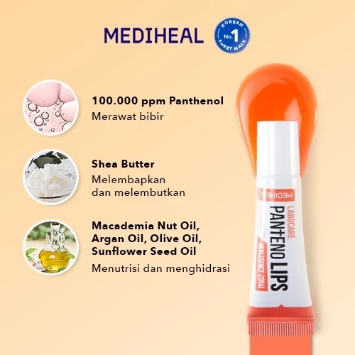 Mediheal Pantenolips Healssence (Lip Essence) 10ml - Coral
