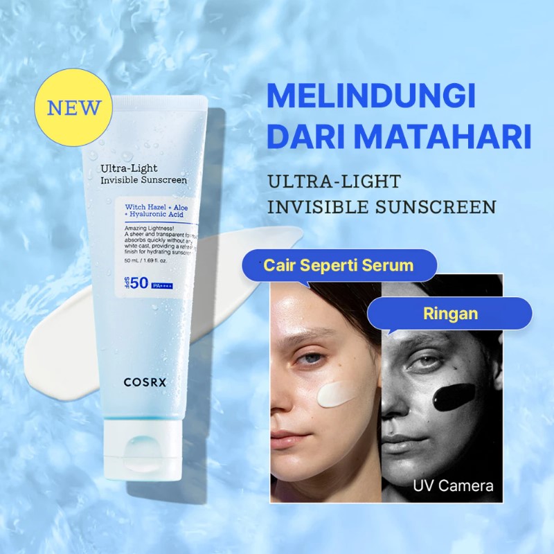 COSRX Ultra Light Invisible Sunscreen SPF50 PA+++ 50ml COSRX Ultra Light Invisible Sunscreen SPF50 PA+++ 50ml