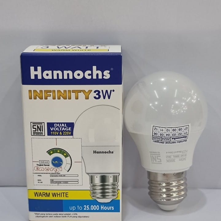 Hannochs Infinity Bohlam LED - 3Watt (3W) WW