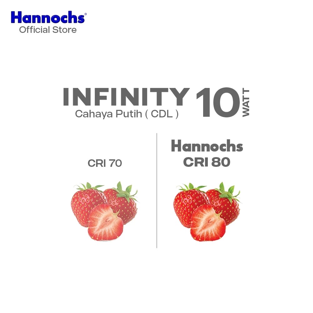 Hannochs Infinity Bohlam LED - 10Watt (10W) CDL Hannochs Infinity Bohlam LED - 10Watt (10W) CDL