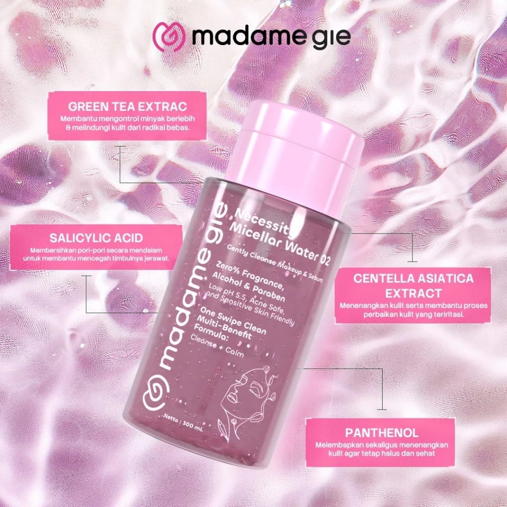 Madame Gie Necessity Micellar Water (02) 100ml
