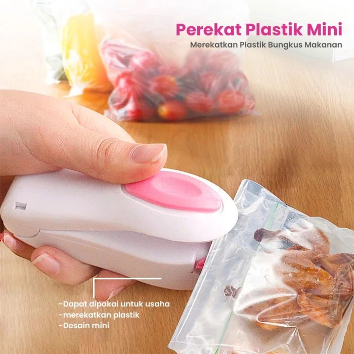 Korea Type Mini Sealing (Hand Sealer Plastic) - Alat Perekat Plastik Portable Korea Type Mini Sealing (Hand Sealer Plastic) - Alat Perekat Plastik Portable