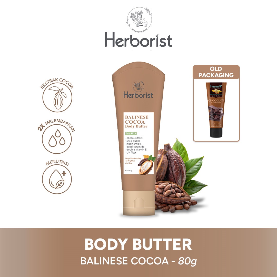 Herborist Body Butter 80gr - Balinese Cococa Herborist Body Butter 80gr - Balinese Cococa