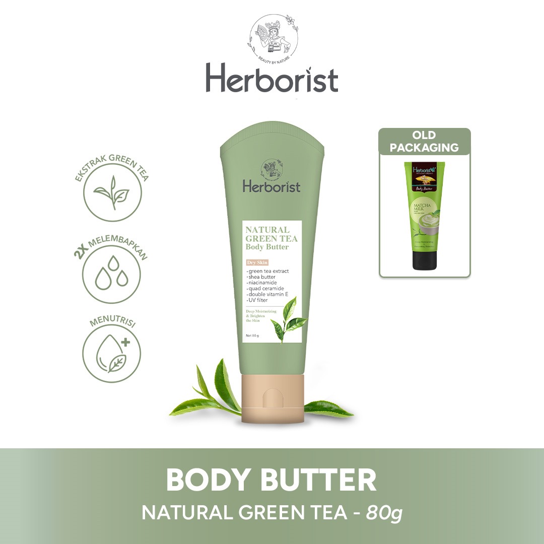 Herborist Body Butter 80gr - Natural Green Tea Herborist Body Butter 80gr - Natural Green Tea