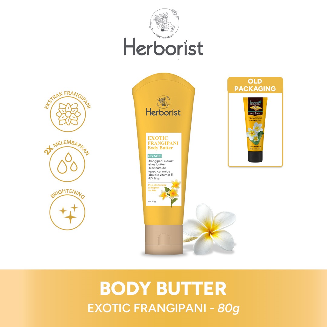 Herborist Body Butter 80gr - Exotic Frangipani Herborist Body Butter 80gr - Exotic Frangipani