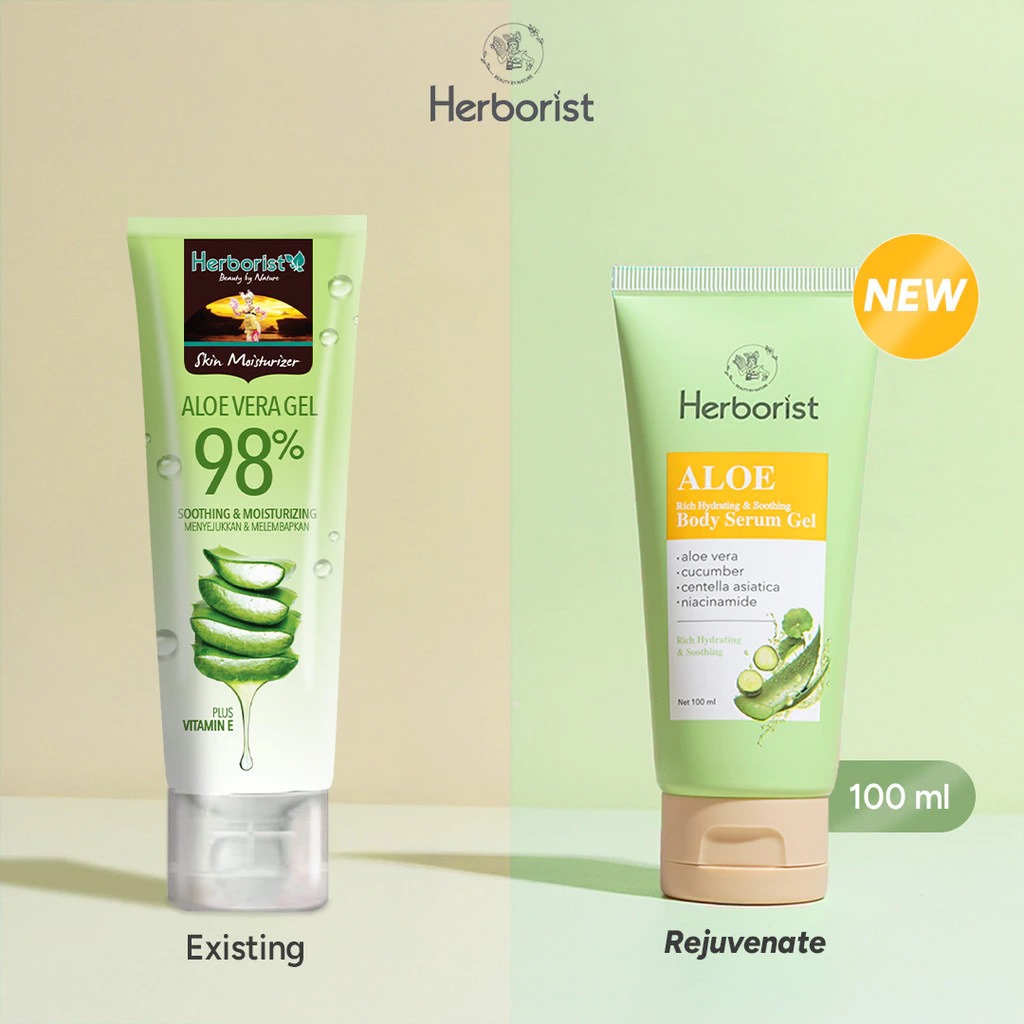 Herborist Aloe Rich Hydrating & Smoothing Body Serum Gel 100ml Herborist Aloe Rich Hydrating & Smoothing Body Serum Gel 100ml