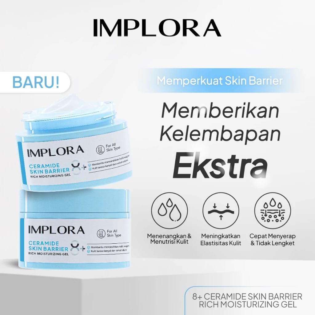 Implora 8+ Ceramide Skin Barrier Rich Moisturizing Gel 30ml Implora 8+ Ceramide Skin Barrier Rich Moisturizing Gel 30ml