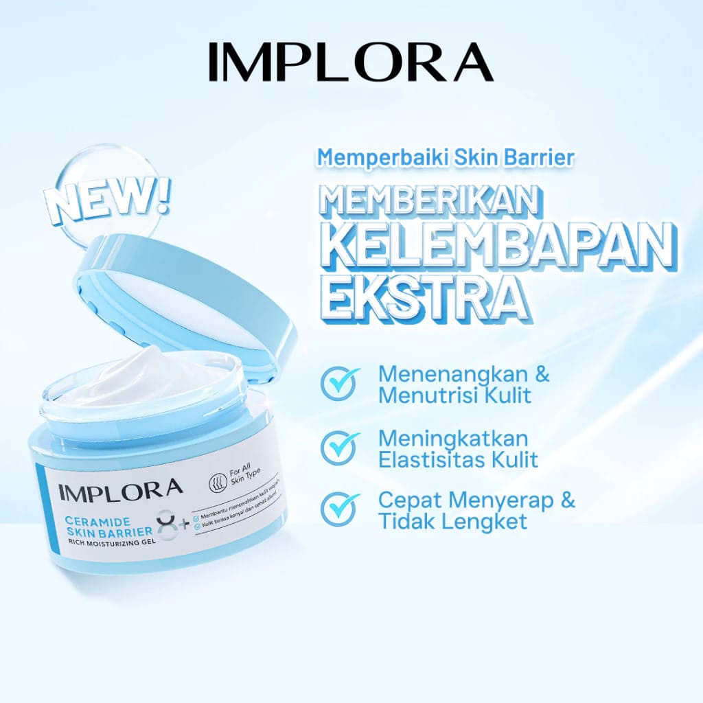Implora 8+ Ceramide Skin Barrier Rich Moisturizing Gel 30ml