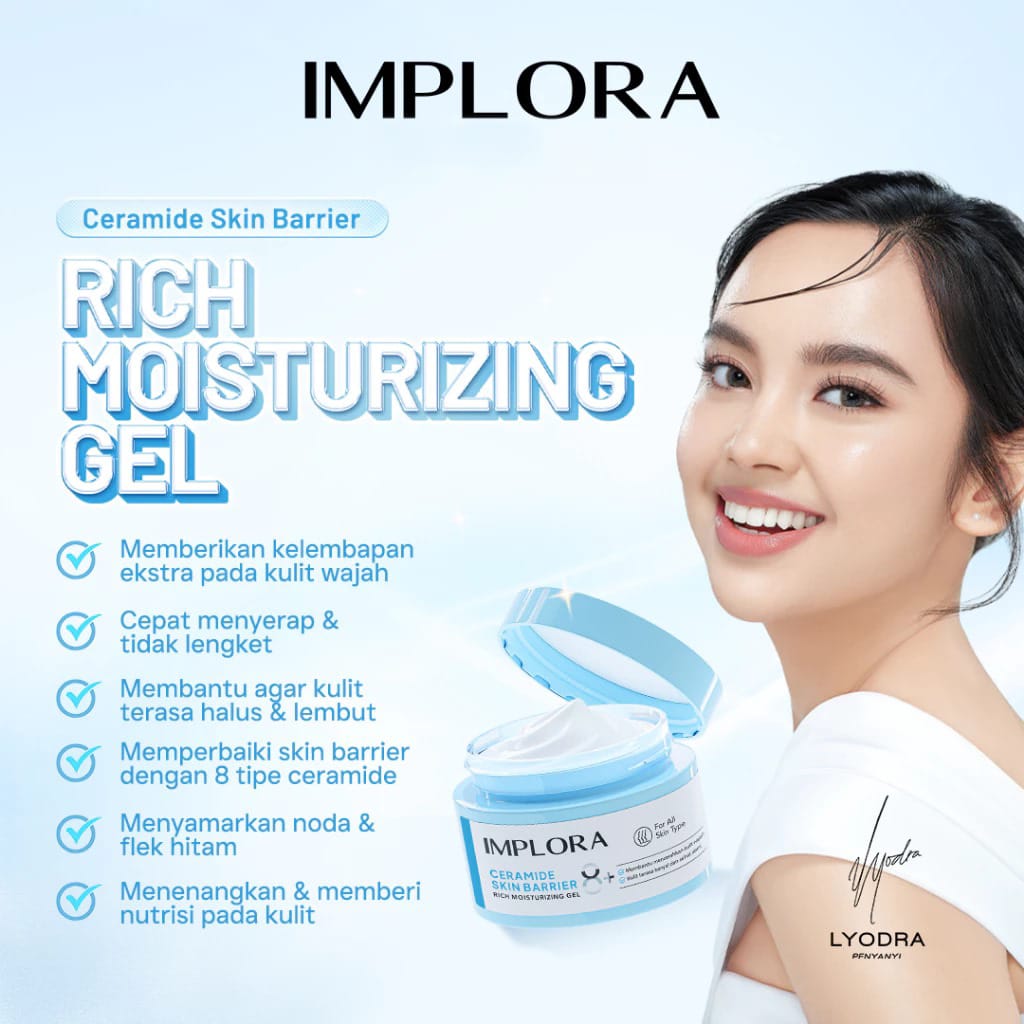 Implora 8+ Ceramide Skin Barrier Rich Moisturizing Gel 30ml