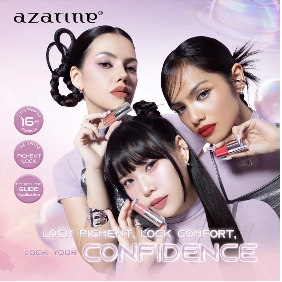 Azarine Mattelite Lock Lipstick 4gr - 12 Artemis