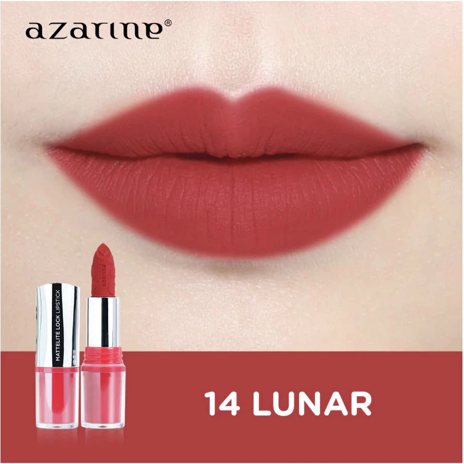 Azarine Mattelite Lock Lipstick 4gr - 14 Lunar Azarine Mattelite Lock Lipstick 4gr - 14 Lunar