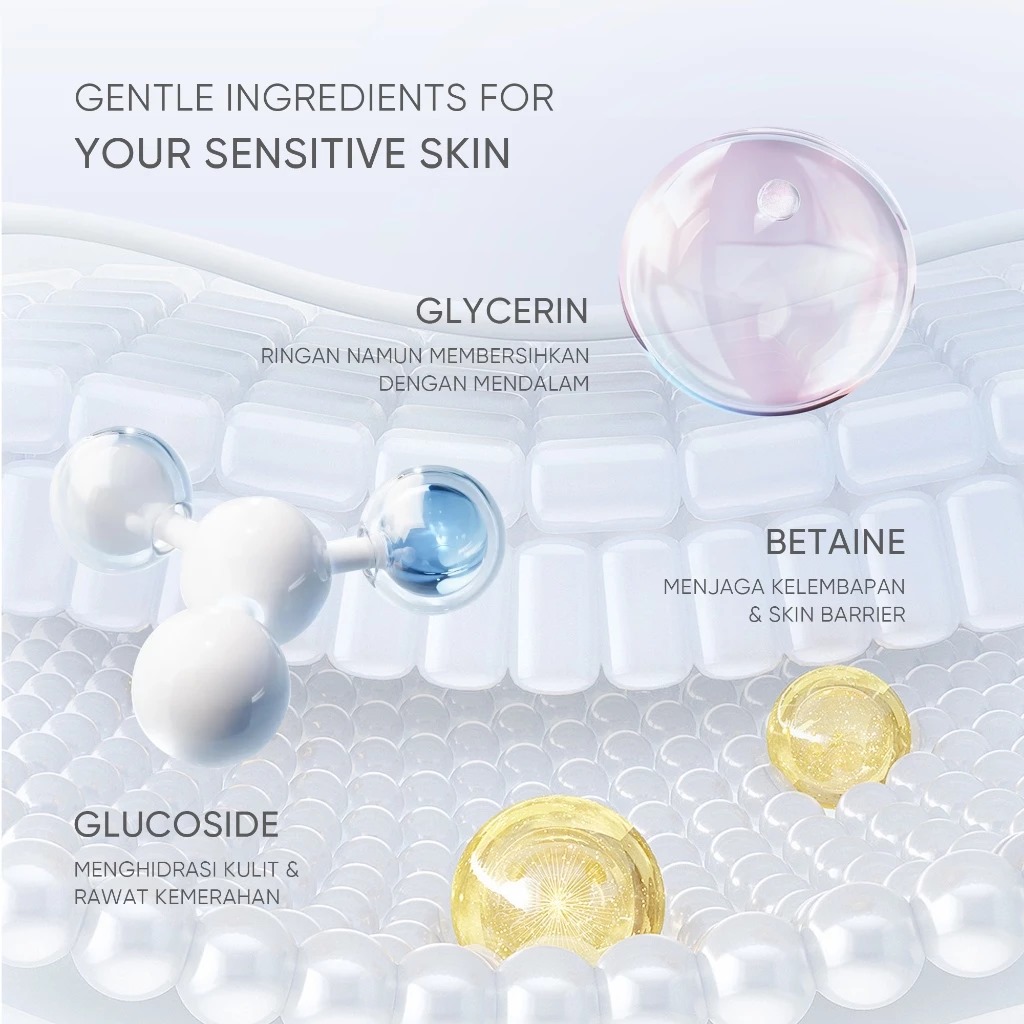 Skintific Sensitive Soothe Cleanser 120ml - Quick Calm & Repair Cleanser Skintific Sensitive Soothe Cleanser 120ml - Quick Calm & Repair Cleanser