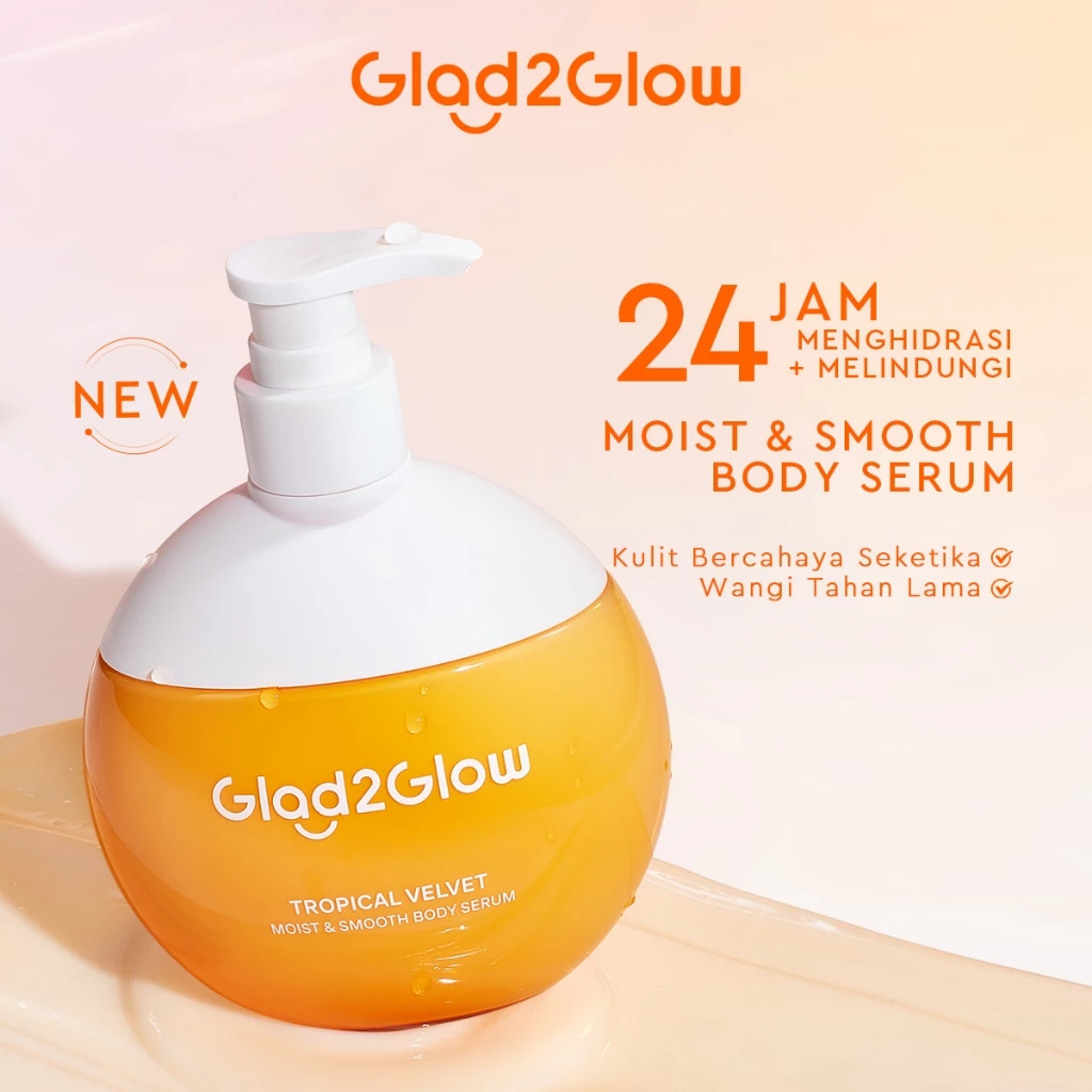 Glad 2 Glow Body Serum - Tropical Velvet Moist & Smooth 300ml Glad 2 Glow Body Serum - Tropical Velvet Moist & Smooth 300ml