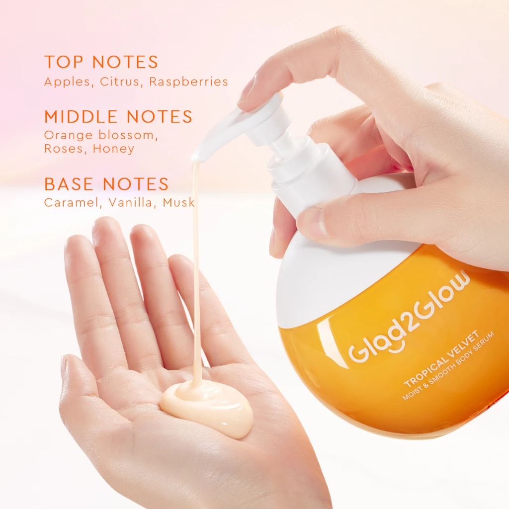 Glad 2 Glow Body Serum - Tropical Velvet Moist & Smooth 300ml