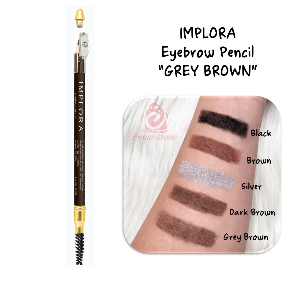 Implora Pensil Alis GREY BROWN - Eyebrow Pencil Implora Pensil Alis GREY BROWN - Eyebrow Pencil