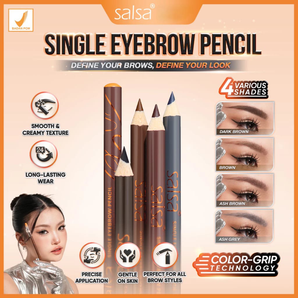 Salsa Single Eyebrow Pencil 1gr - Dark Brown
