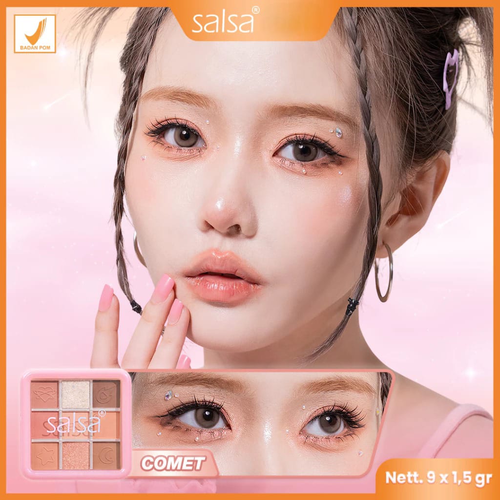 Salsa Galaxy Eyeshadow Palette - Comet Salsa Galaxy Eyeshadow Palette - Comet