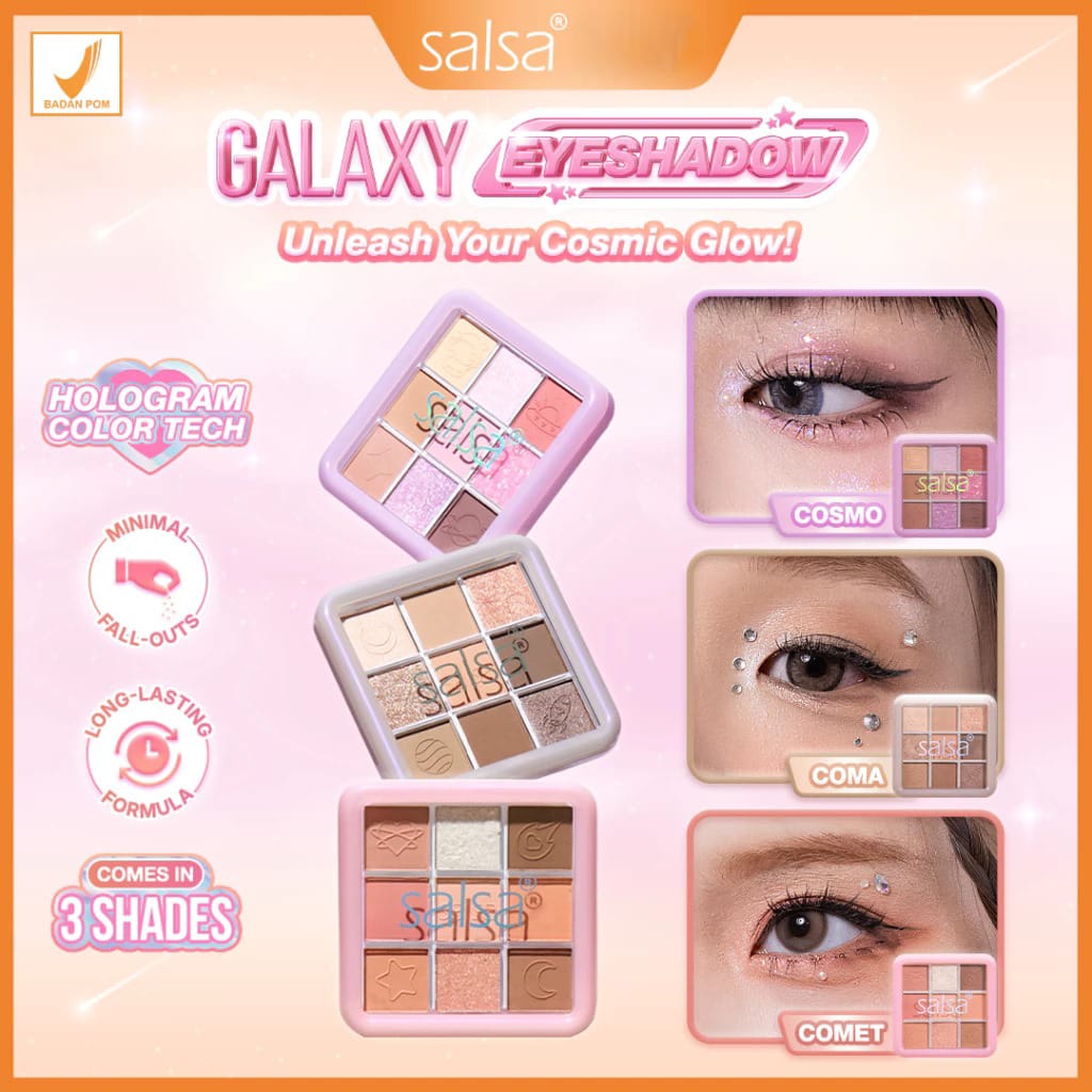 Salsa Galaxy Eyeshadow Palette - Comet