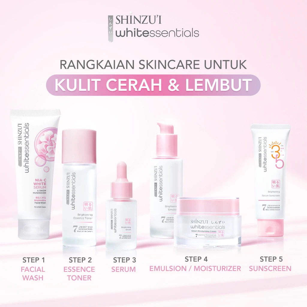 Shinzui Whitessentials Brightening Serum Moisturizer 30gr