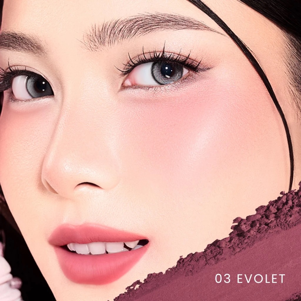 Hanasui Next Level Bouncy Blush 8gr - 03 Evolet