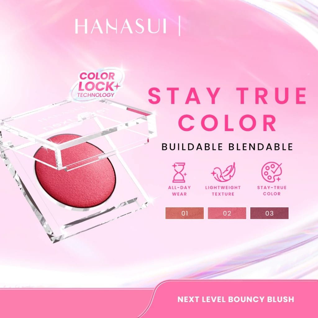 Hanasui Next Level Bouncy Blush 8gr - 03 Evolet