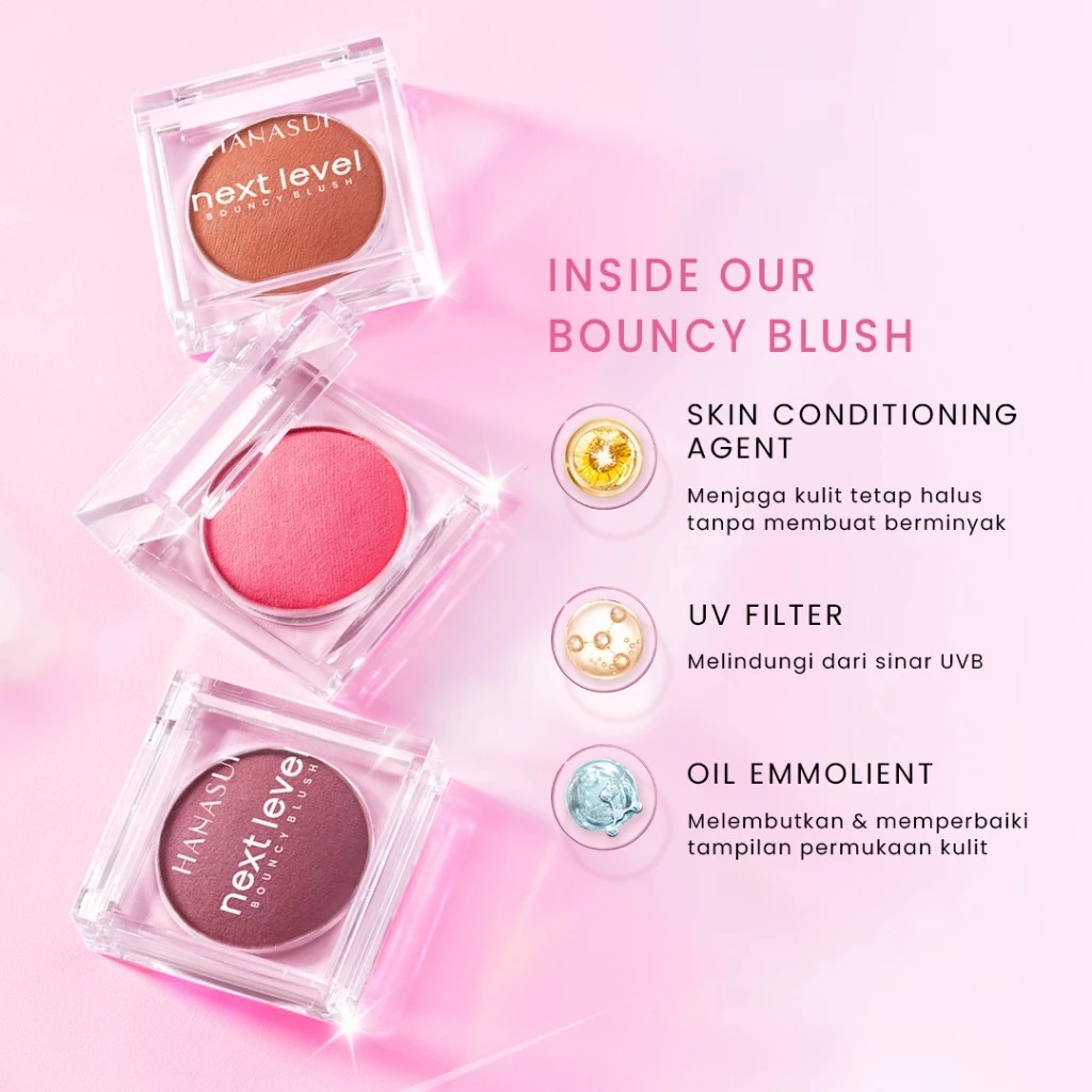 Hanasui Next Level Bouncy Blush 8gr - 03 Evolet