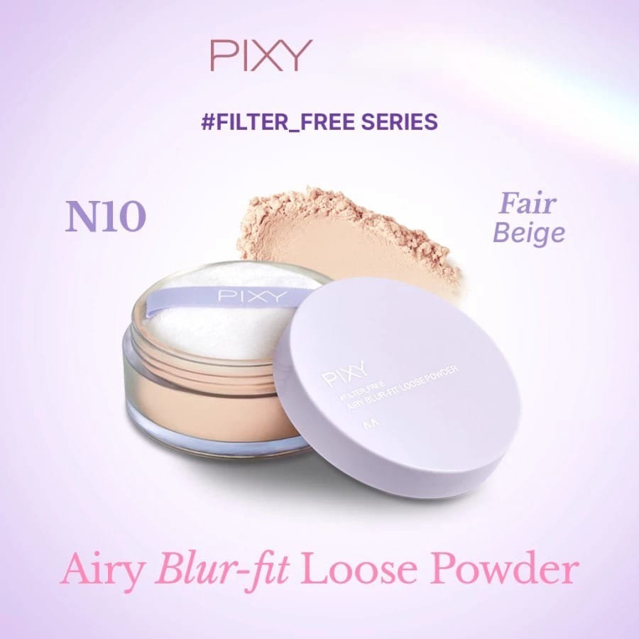 Pixy Airy Blur-Fit Loose Powder 10gr - N10 Fair Beige Pixy Airy Blur-Fit Loose Powder 10gr - N10 Fair Beige