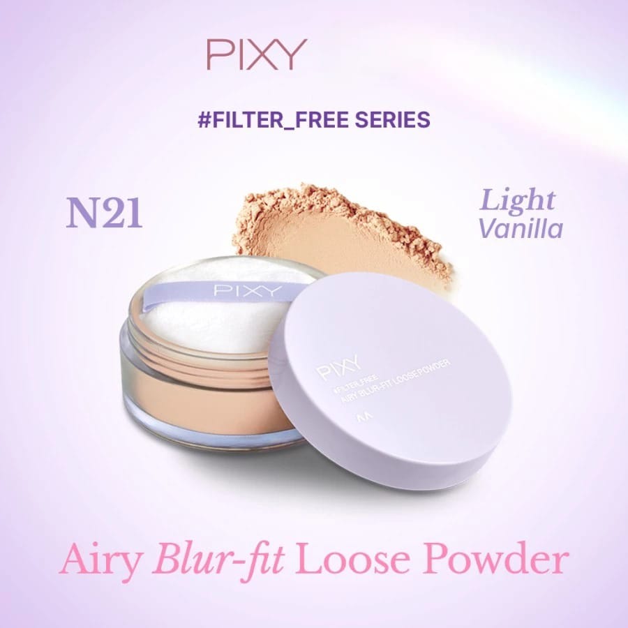 Pixy Airy Blur-Fit Loose Powder 10gr - N21 Light Vanilla Pixy Airy Blur-Fit Loose Powder 10gr - N21 Light Vanilla