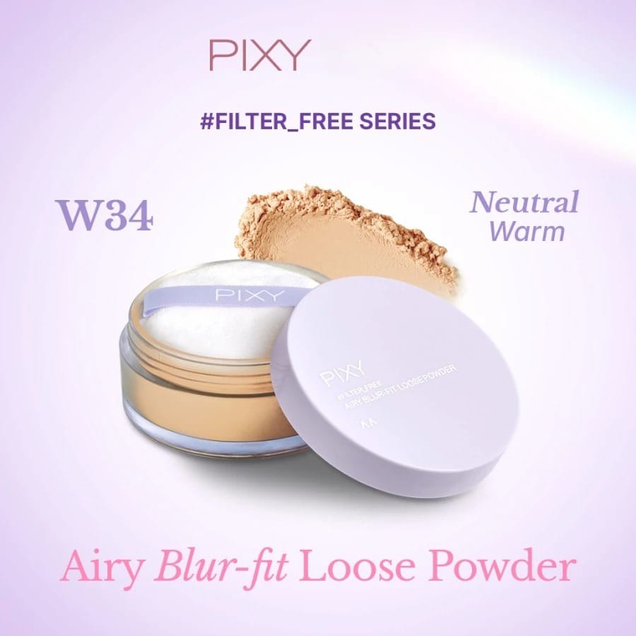 Pixy Airy Blur-Fit Loose Powder 10gr - W34 Neutral Warm Pixy Airy Blur-Fit Loose Powder 10gr - W34 Neutral Warm