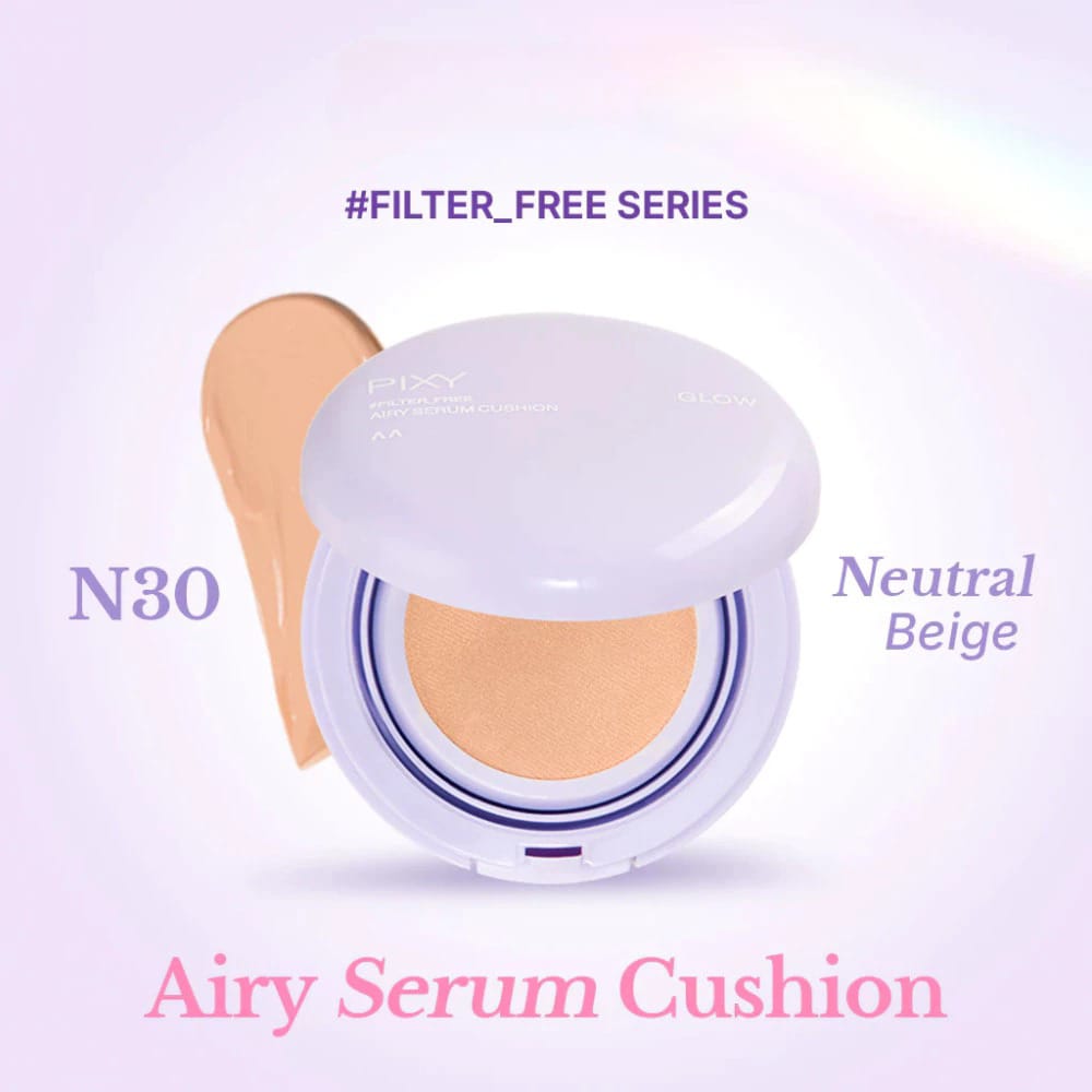Pixy Airy Serum Cushion Matte 15gr - N30 Neutral Beige Pixy Airy Serum Cushion Matte 15gr - N30 Neutral Beige
