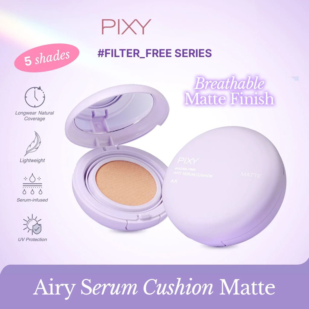 Pixy Airy Serum Cushion Matte 15gr - N43 Medium Beige