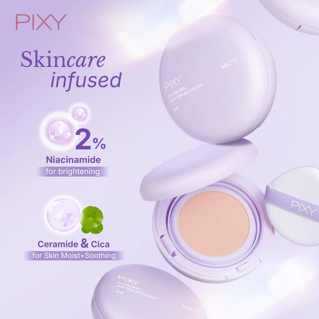 Pixy Airy Serum Cushion Matte 15gr - N43 Medium Beige