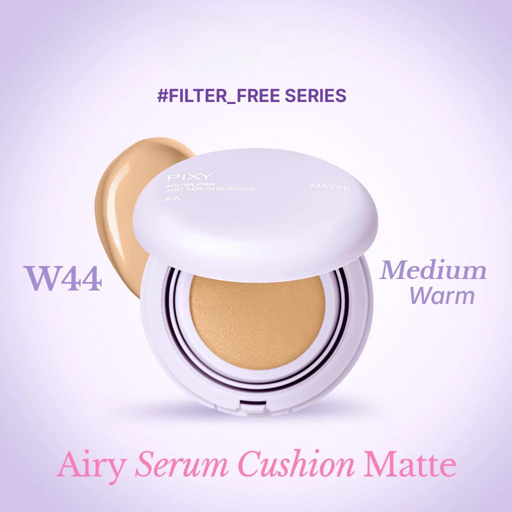Pixy Airy Serum Cushion Matte 15gr - W44 Medium Warm Pixy Airy Serum Cushion Matte 15gr - W44 Medium Warm