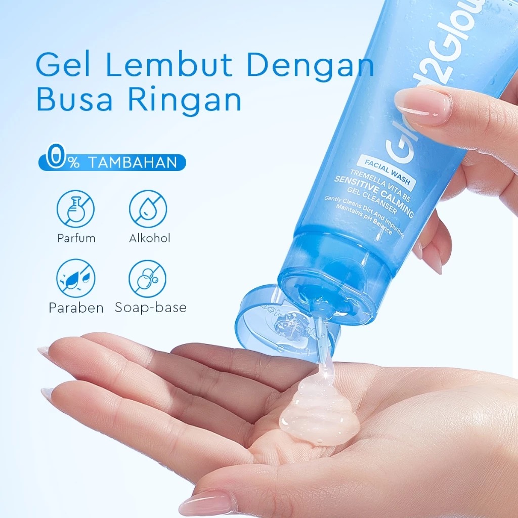 Glad 2 Glow Cleanser - Tremella Vita B5 Sensitive Calming Gel 70ml