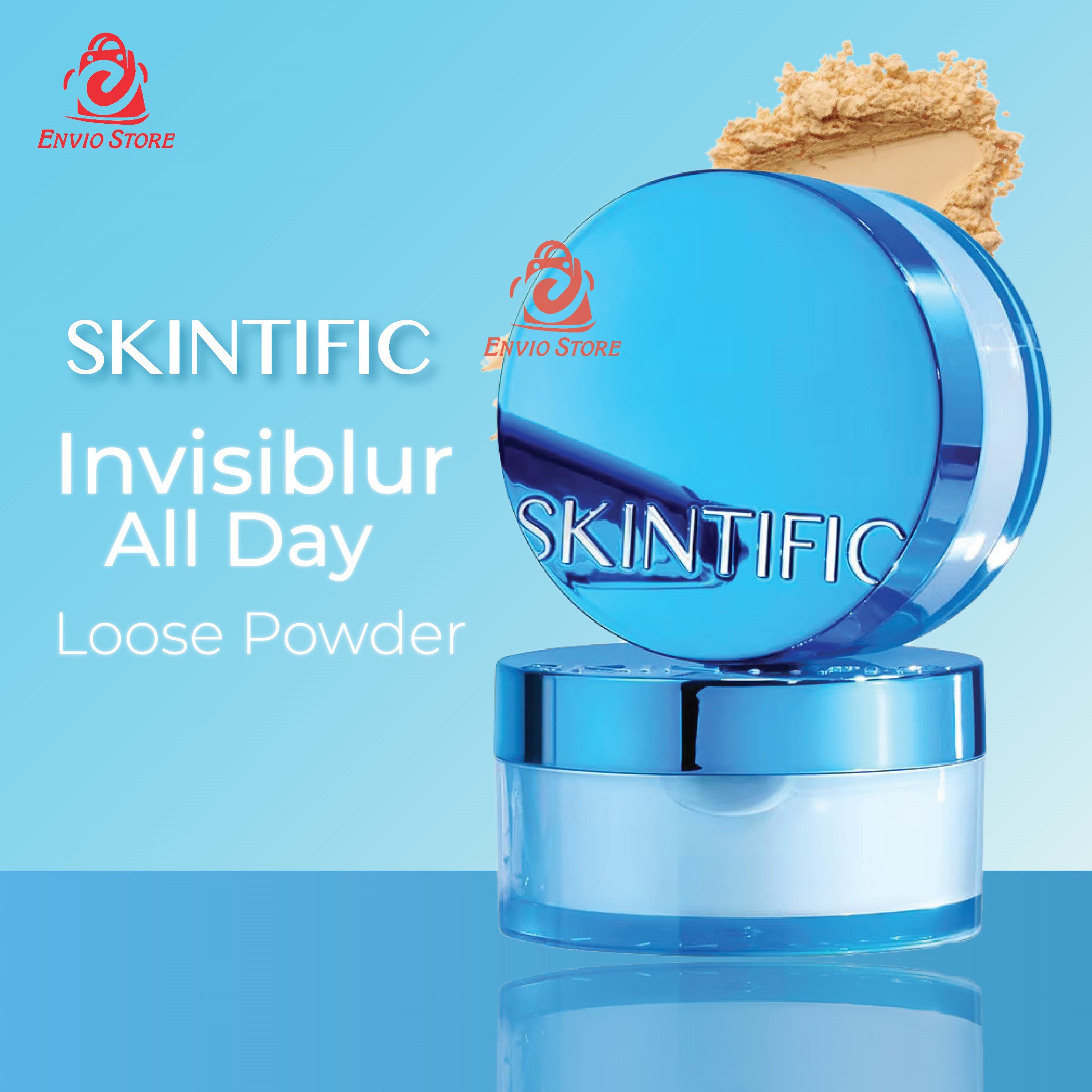 Skintific Invisiblur All Day Loose Powder 10gr - 04 Beige