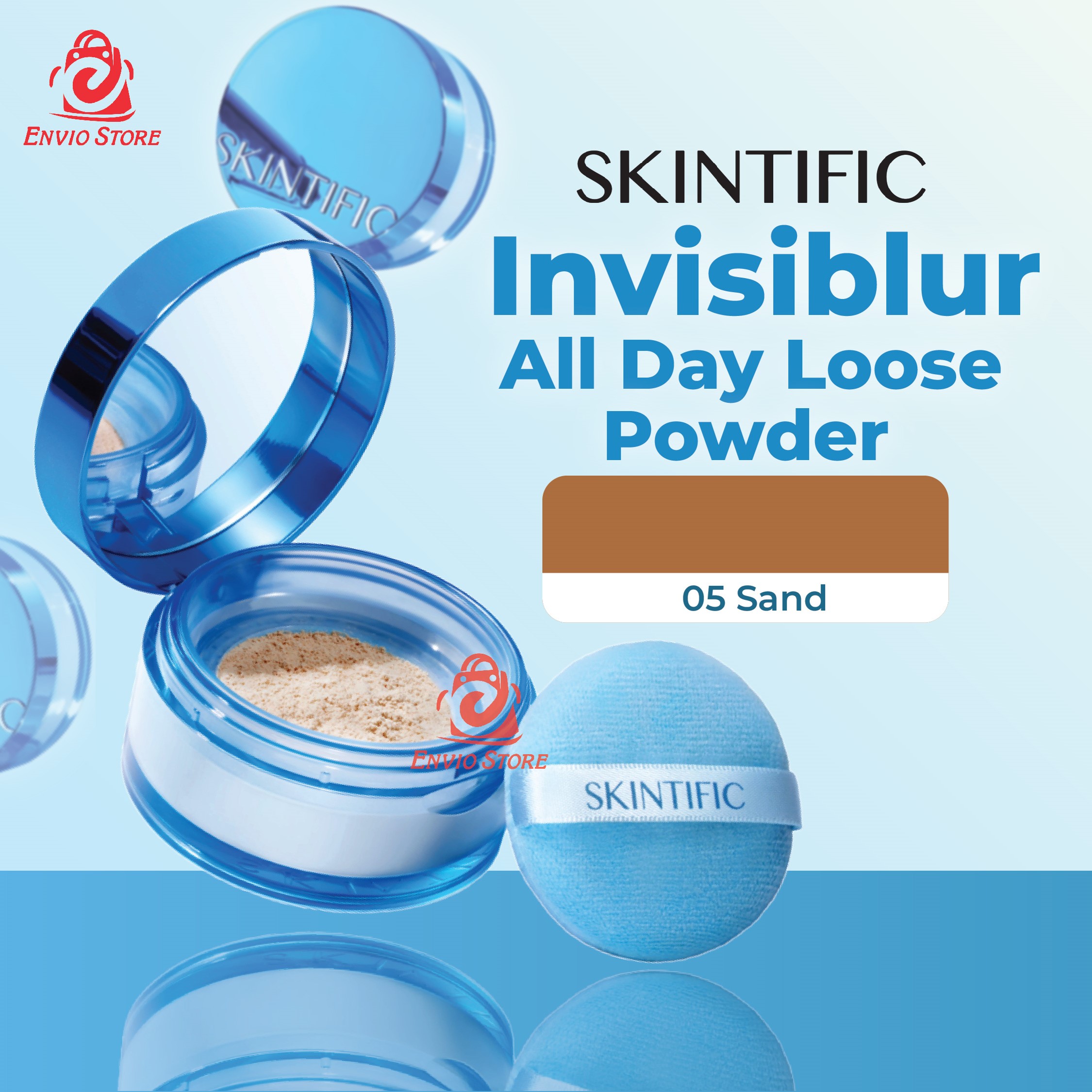 Skintific Invisiblur All Day Loose Powder 10gr - 05 Sand