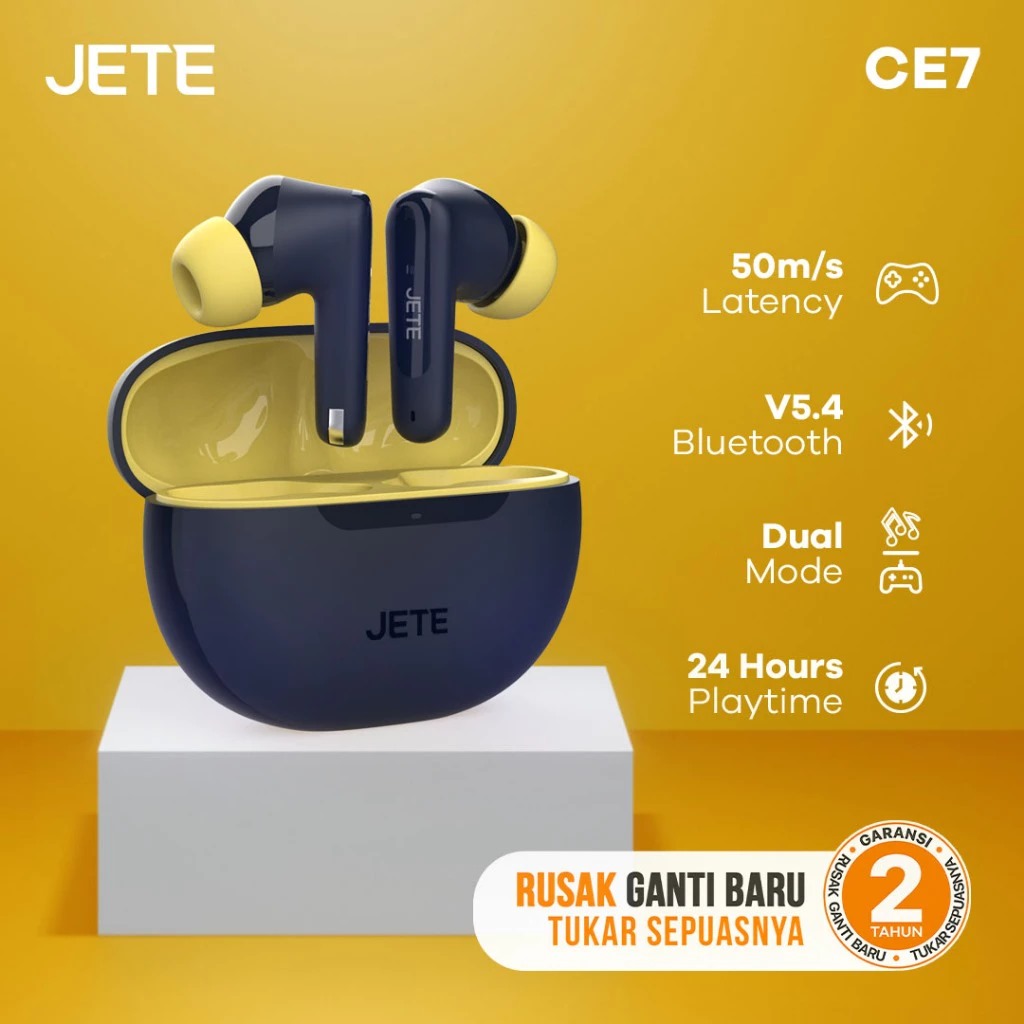 JETE TWS CE7 Series - Black Grey