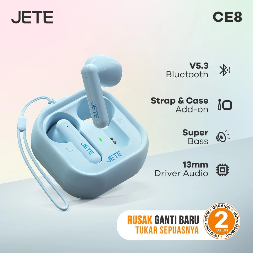 JETE TWS Bluetooth CE8 - Black