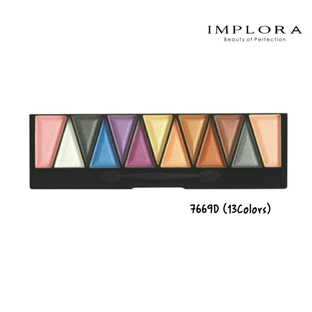 Implora 7669D Eyeshadow 13 Colour Segitiga Implora 7669D Eyeshadow 13 Colour Segitiga