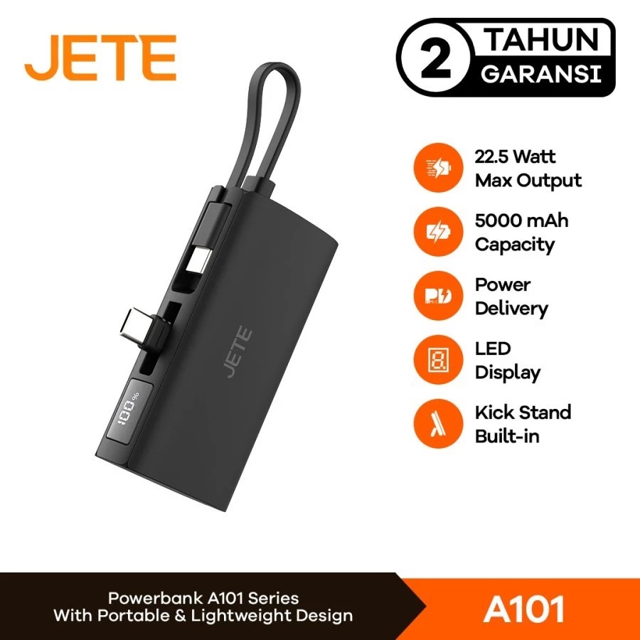 JETE Powerbank A101 Series 5000mAh