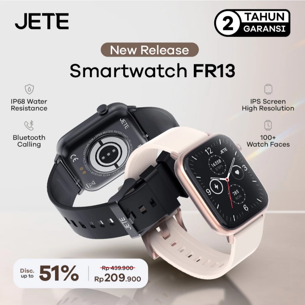 JETE Smartwatch FR13 - Black