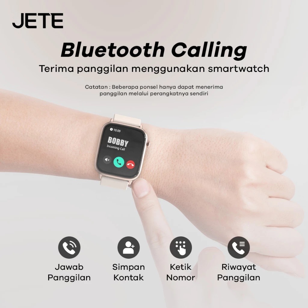 JETE Smartwatch FR13 - Rosegold Lightsand (Pink)