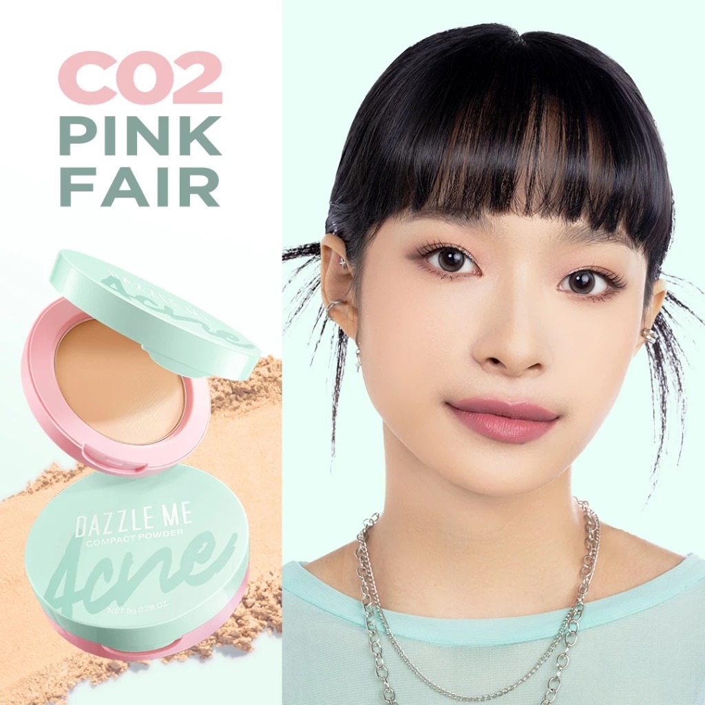 Dazzle Me Acne Armor Compact Powder 8gr - C02 Pink Fair Dazzle Me Acne Armor Compact Powder 8gr - C02 Pink Fair