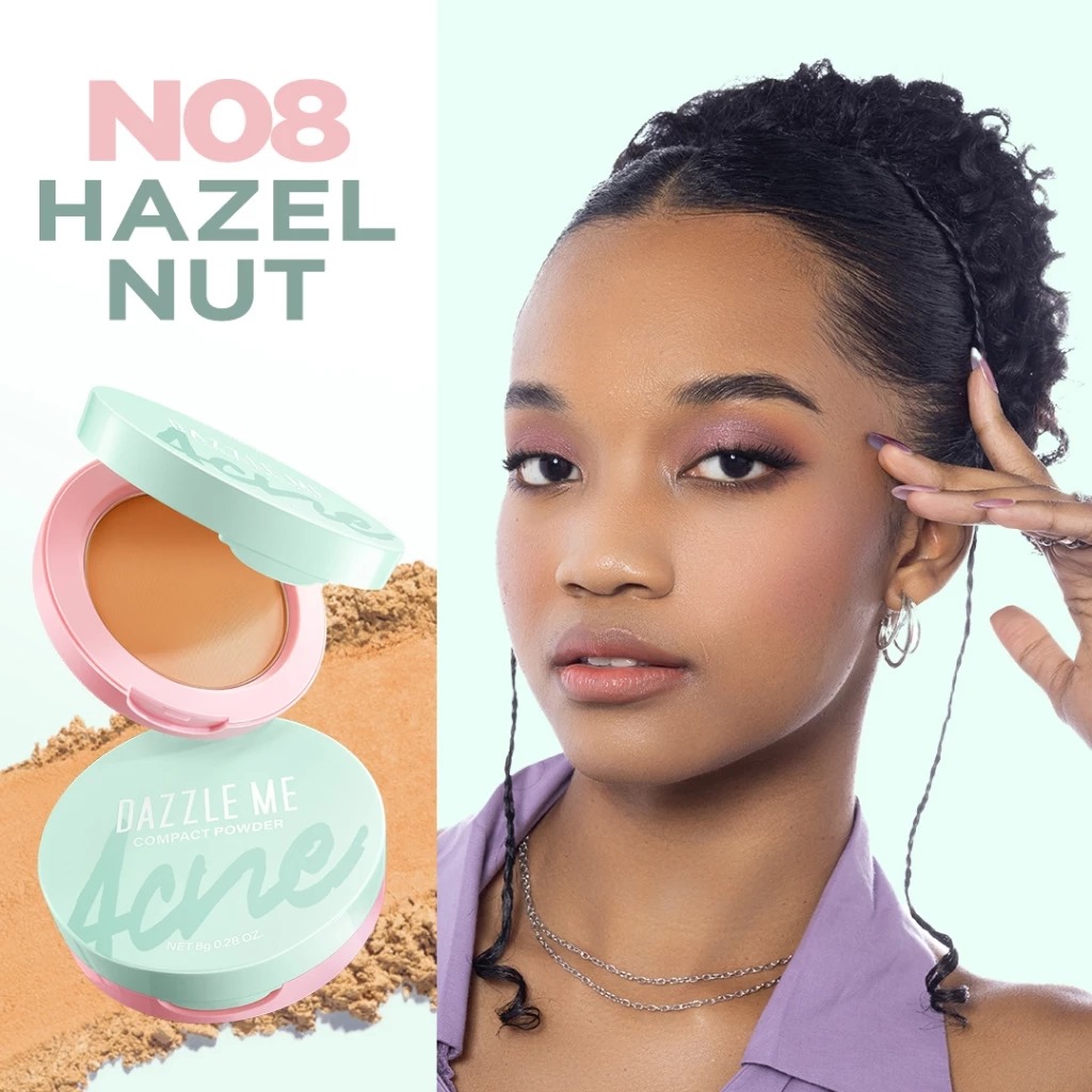 Dazzle Me Acne Armor Compact Powder 8gr - N08 Hazelnut Dazzle Me Acne Armor Compact Powder 8gr - N08 Hazelnut