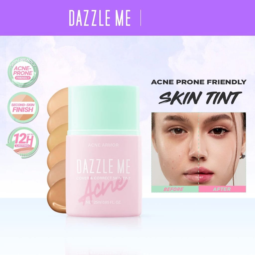 Dazzle Me Acne Armor Cover & Correct Skin Tint 25ml - W02 Light Bone