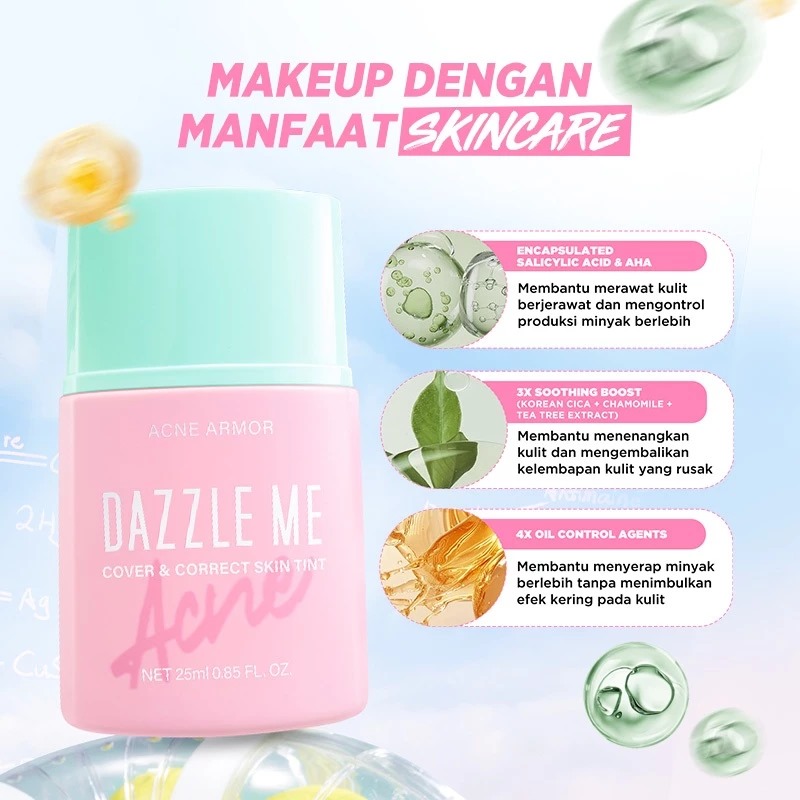 Dazzle Me Acne Armor Cover & Correct Skin Tint 25ml - C05 Medium Pink