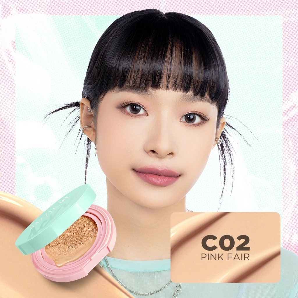 Dazzle Me Acne Armor Flawless Flex Perfection Cushion SPF35 PA+++ 13gr - C02 Pink Fair