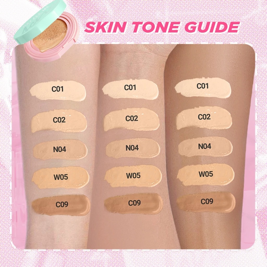 Dazzle Me Acne Armor Flawless Flex Perfection Cushion SPF35 PA+++ 13gr - C02 Pink Fair