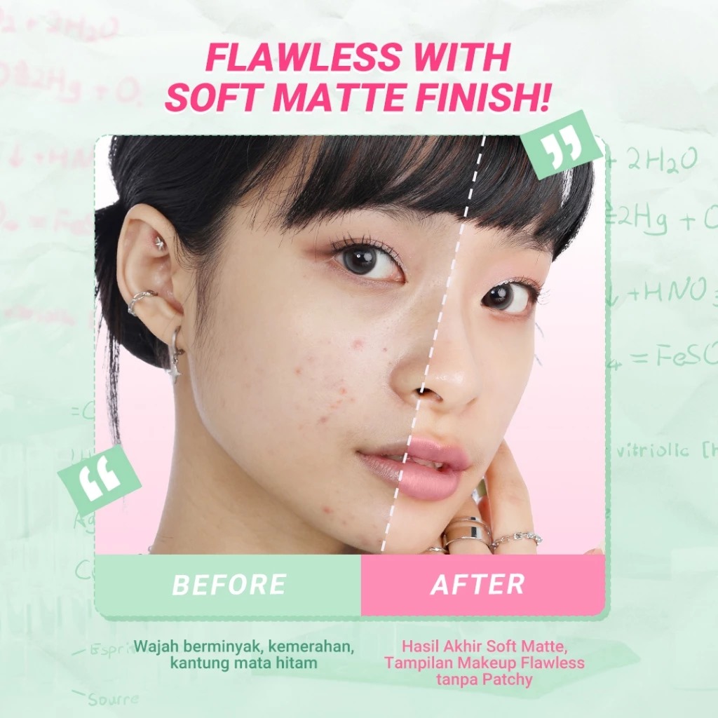 Dazzle Me Acne Armor Flawless Flex Perfection Cushion SPF35 PA+++ 13gr - C02 Pink Fair